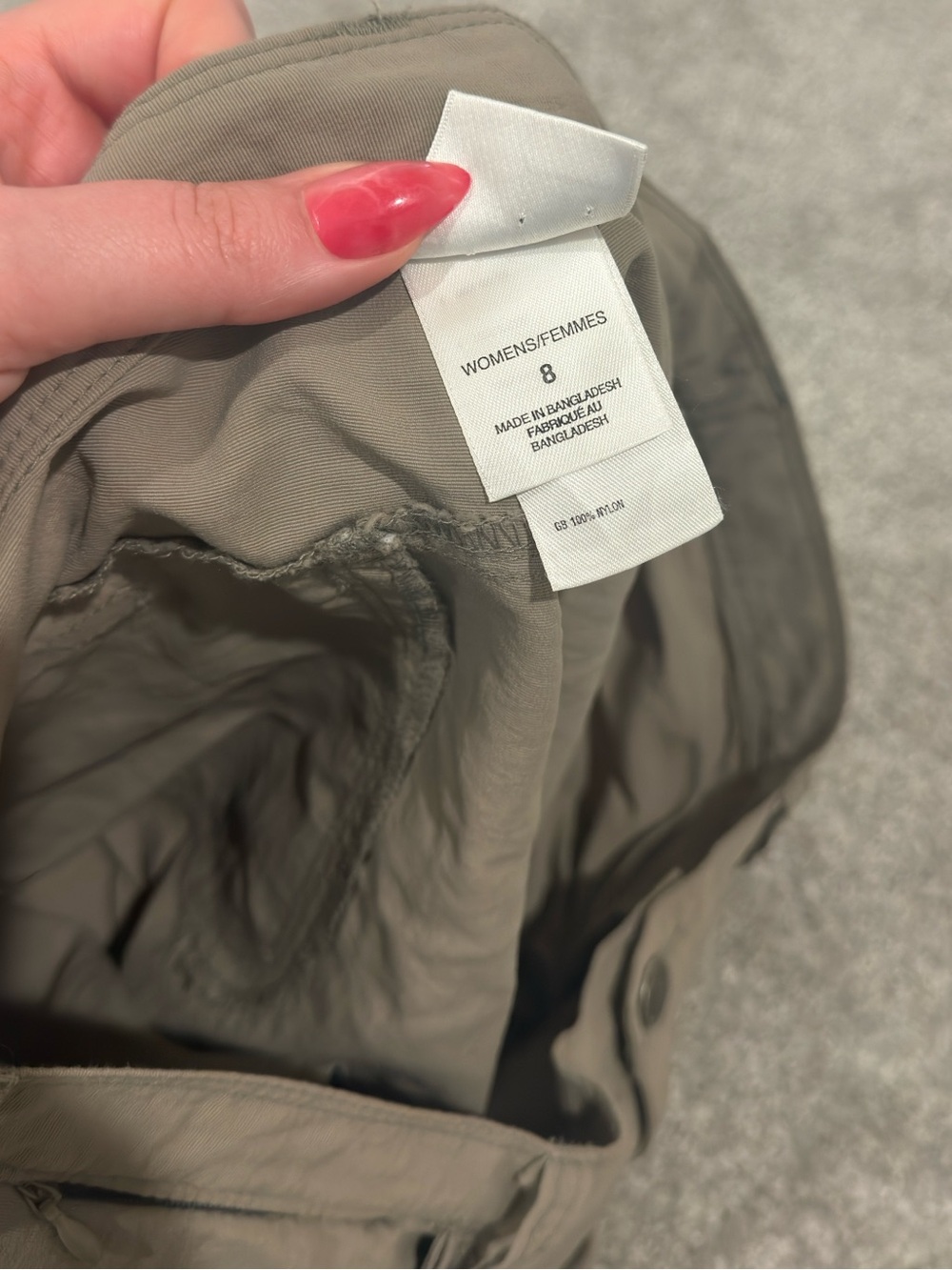 The North Face Womens Lightweight Hiking Capri Pants - Picture 6 of 8
